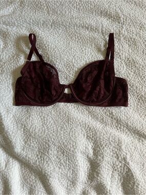 La SENZA Lace Underwire Bra - Wine